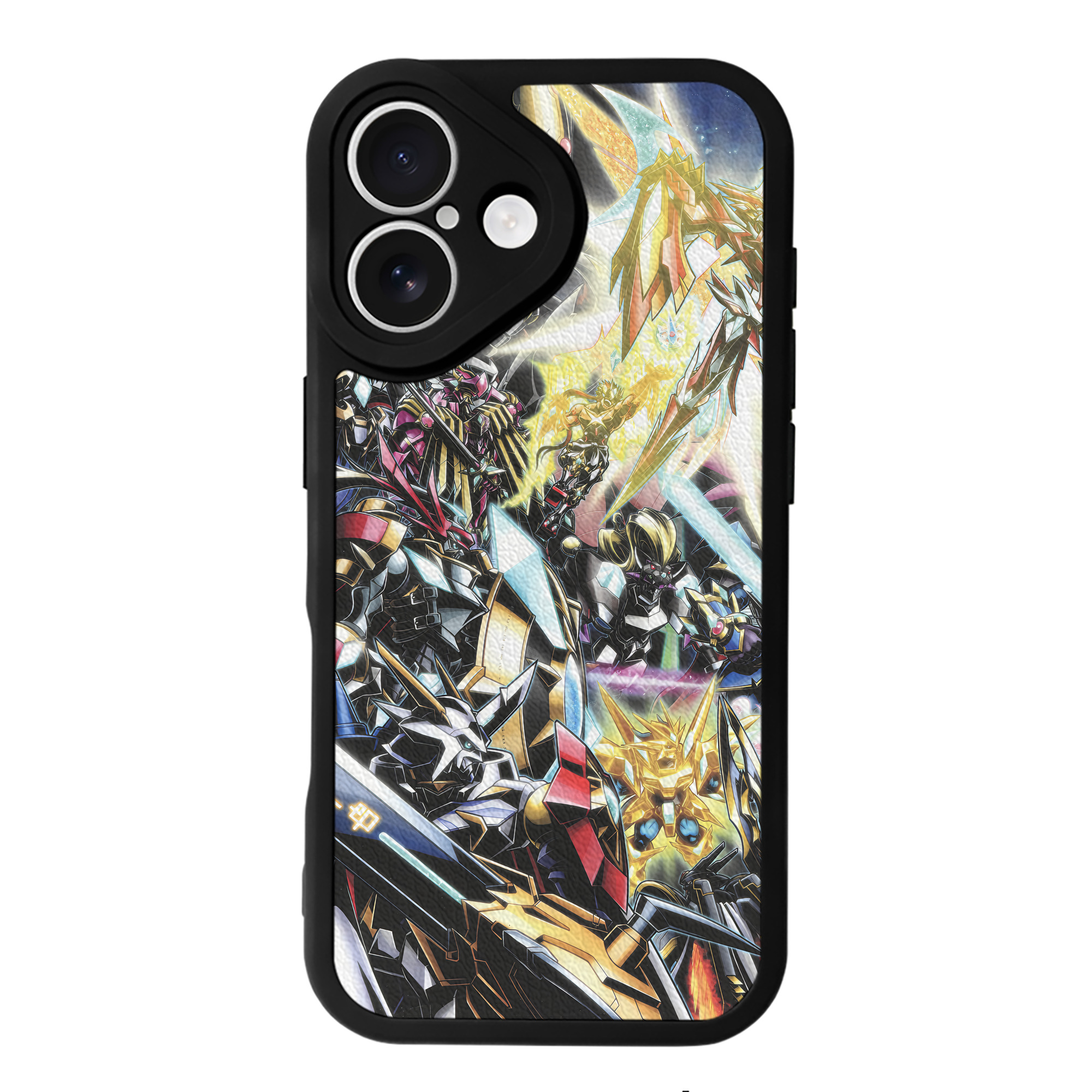 （画像用） Digimon デジタルモンスター/デジモン 【iPhone 16シリーズ対応】シリコンスマホケース（レザー調） 材質：シリコン
